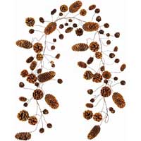 Garland Made of Pine Cones