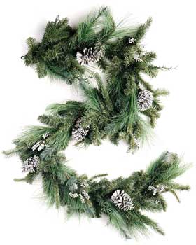 Canterbury Estate Christmas Garland with Pine Cones, Berries
