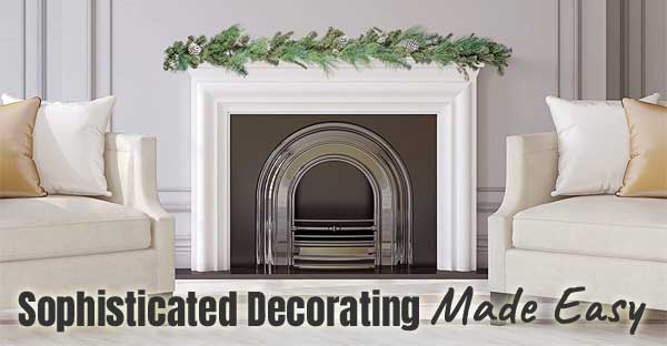 Holiday Decorating Made Easy with Pre-Made, Artificial - Yet Realistic Pine Garlands