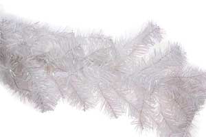 White Sparkly Christmas Garland